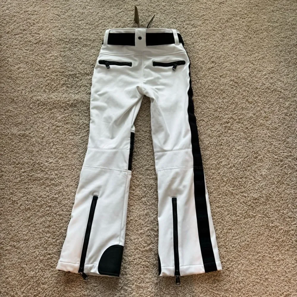 Goldbergh Pippa Rocky Ski Pants Waterproof White Black NWT US size 8